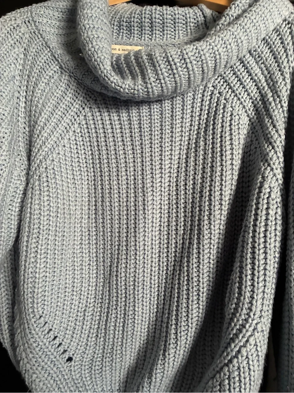 moon & madison chunky knit